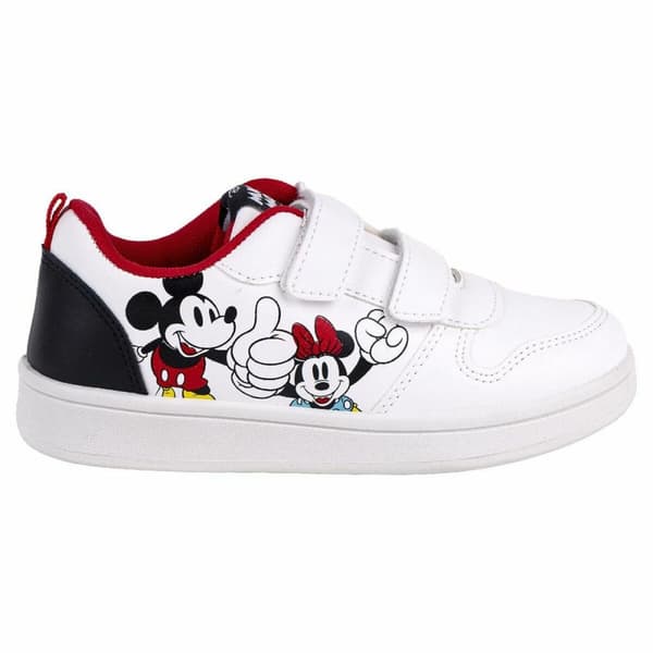 Lasten urheilukengät Mickey Mouse Velcro Valkoinen - 29