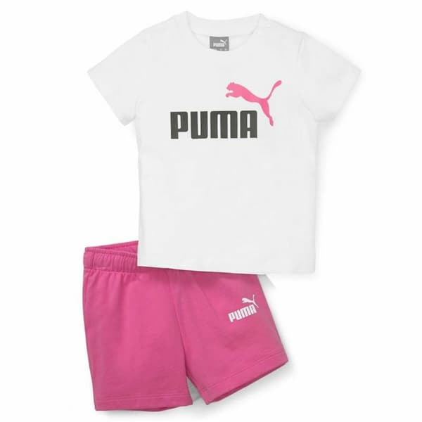 Sportstøj til Baby Puma Minicats Hvid - 9-12 månder
