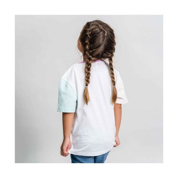 Barn T-shirt med kortärm Minnie Mouse Mörkgrön Multicolour - 6 år
