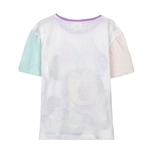 Barn T-shirt med kortärm Minnie Mouse Mörkgrön Multicolour - 6 år