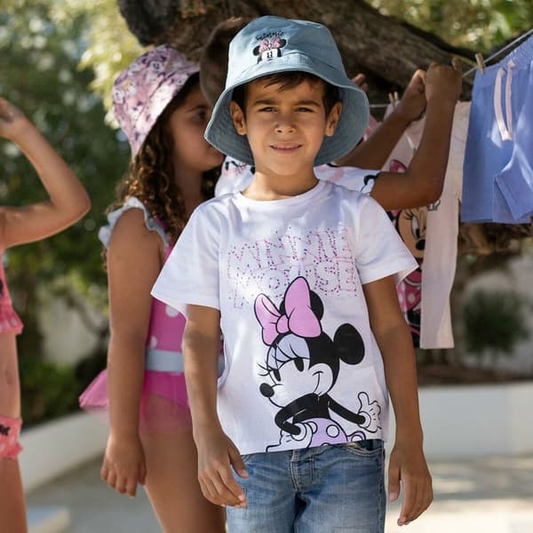 Lasten Lyhythihainen paita Minnie Mouse Valkoinen - 5 vuotta