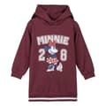 Miniatyrbillede 1 af 5: Sweatshirt med hætte til piger Minnie Mouse Rød - 6 år
