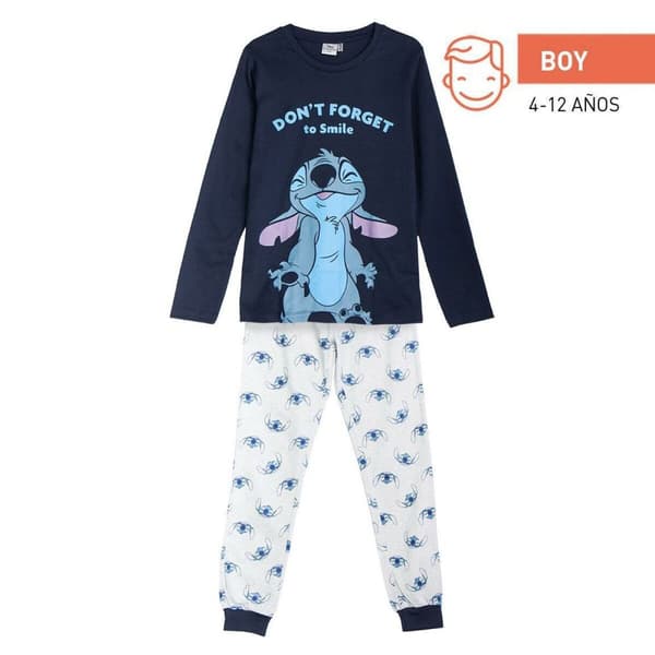 Pyjamat Lasten Stitch Sininen - 14 vuotta