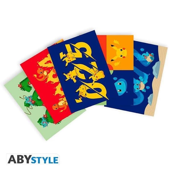 Presentförpackning - Pokemon - Pikachu - 320 ml mugg + akryl + vykort