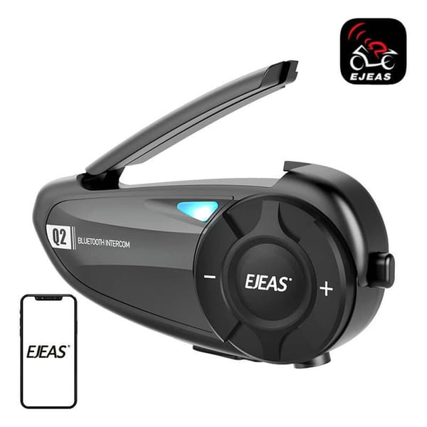 EJEAS Q2 motorsykkel intercom