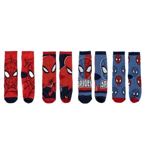 Strumpor Spider-Man Strumpor Unisex 4 pairs - 23-26