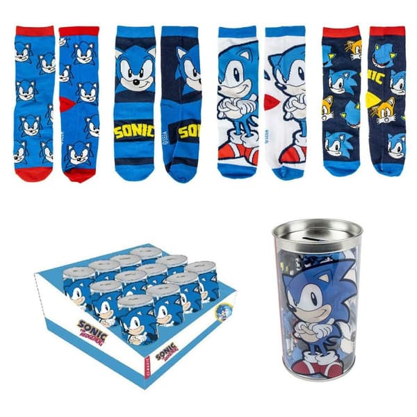 Strumpor Sonic Strumpor Unisex 4 pairs - 31-34