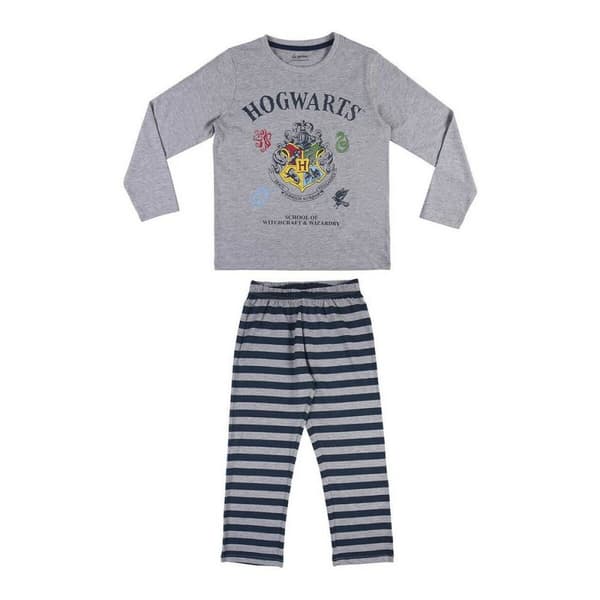 Pyjamas Barn Harry Potter Grå - 14 år