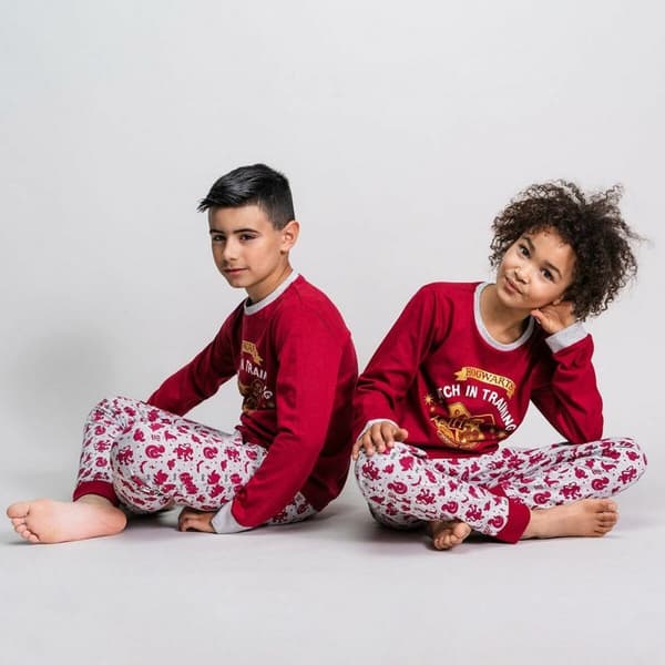 Pyjamas Barn Harry Potter Röd - 8 år