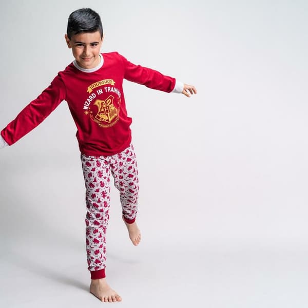 Pyjamas Barn Harry Potter Röd - 8 år