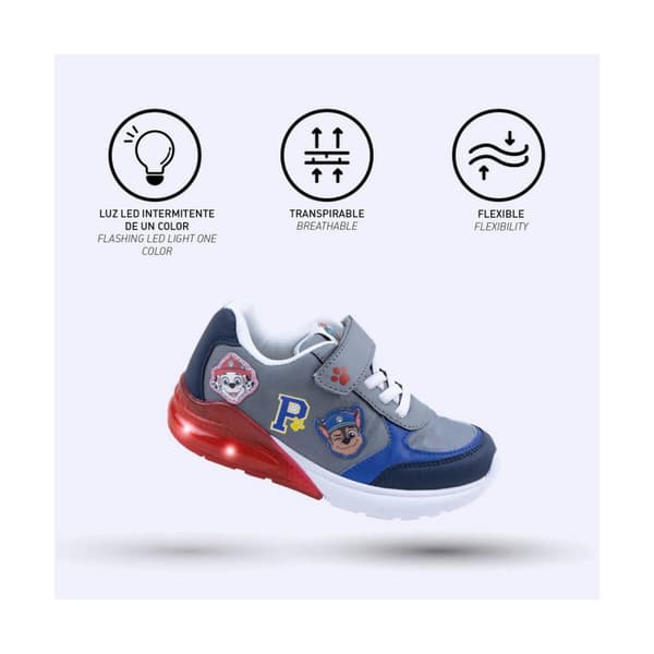 Sportskor med LED The Paw Patrol - 30