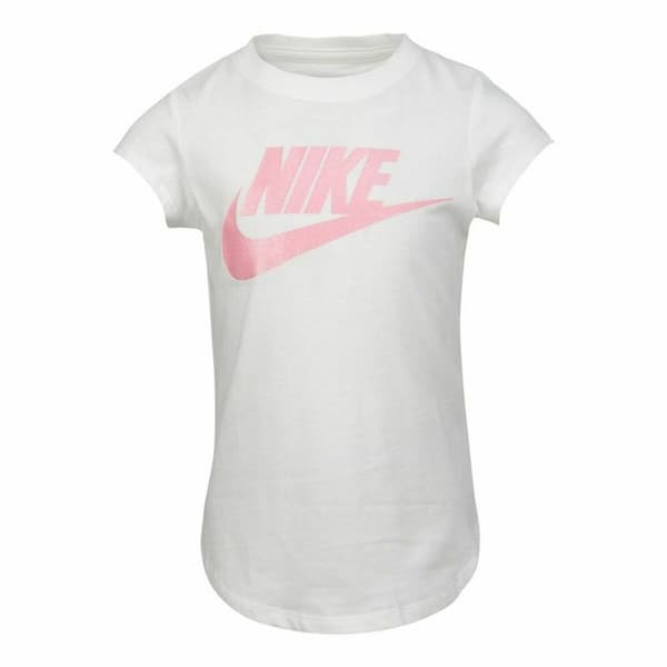 Barn T-shirt med kortärm Nike  Futura SS Vit - 5 år