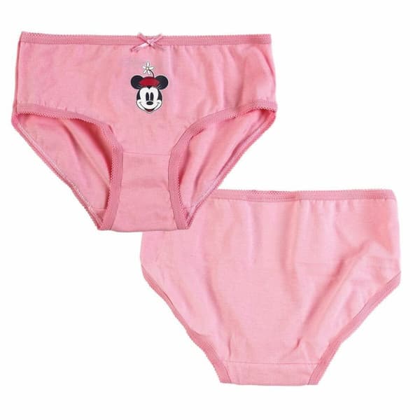 Förpackning med trosor för Flickor Minnie Mouse 3 antal Multicolour - 6-8 år