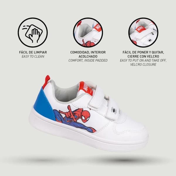 Sportskor för barn Spider-Man Velcro - 25