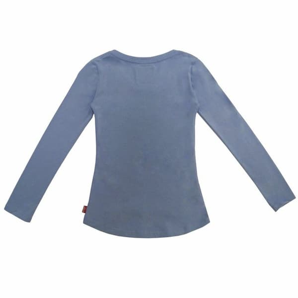 Långärmad t-shirt, Barn Levi's Fille Stålblått - 8 år