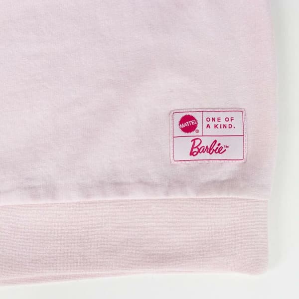 Tröja med huva Unisex Barbie Rosa - 8 år