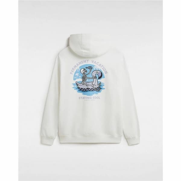 Tröja med huva Unisex Vans Beer Float Po Marshmallow Vit - L