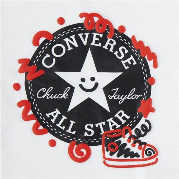 Träningskläder, Barn Converse Squiggle S/Se+Ft Vit - 18 månader