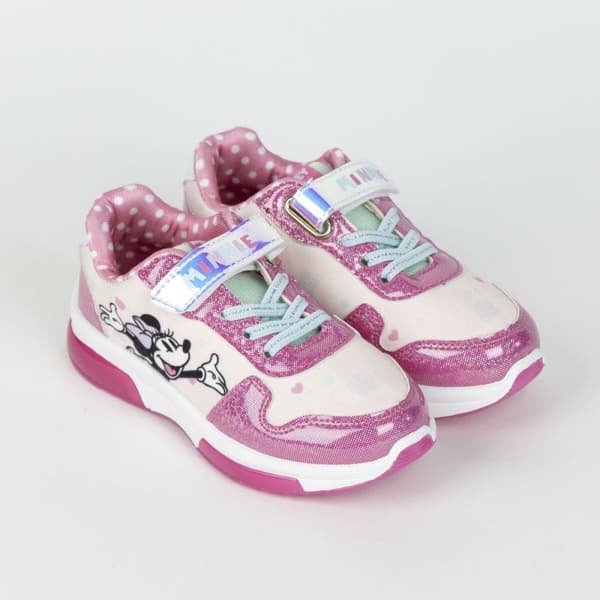 Sportskor med LED Minnie Mouse Rosa - 32