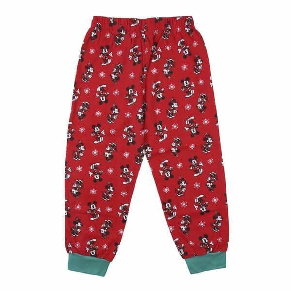 Nattøj Børns Mickey Mouse Rød - 4 år