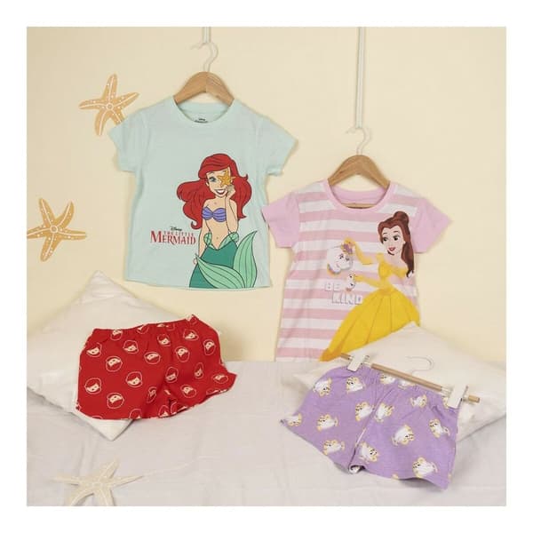 Børnepyjamasser Disney Princess Pink - 3 år