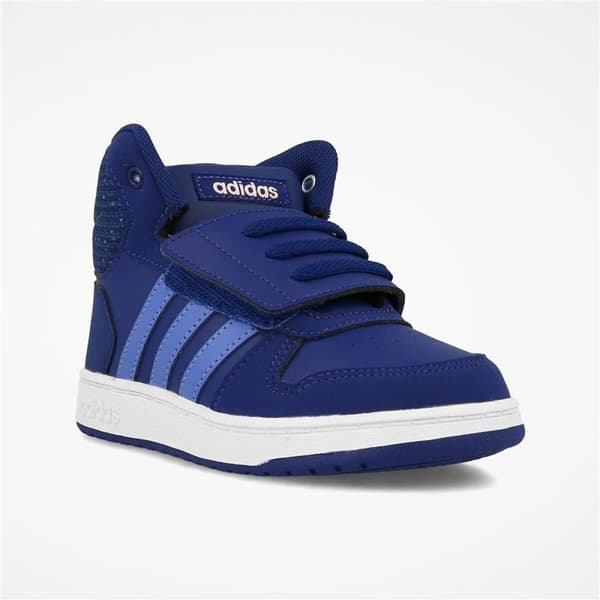 Sportssko til børn Adidas Sportswear adidas Hoops Mid 2.0 Mørkeblå - 19