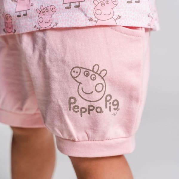 Vaatesetti Peppa Pig Pinkki - 12 kuukautta