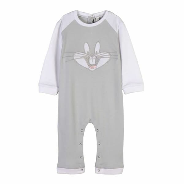 Vauvan pitkähihainen potkupuku Looney Tunes Harmaa - 36 kuukautta