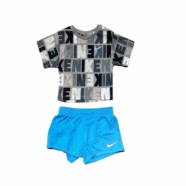 Sportstøj til Børn Nike Knit Short Blå - 3 år