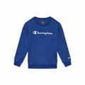 Miniatyrbillede 1 af 4: Hættetrøje til Børn Champion Crewneck Blå Hvid - 11-12 år