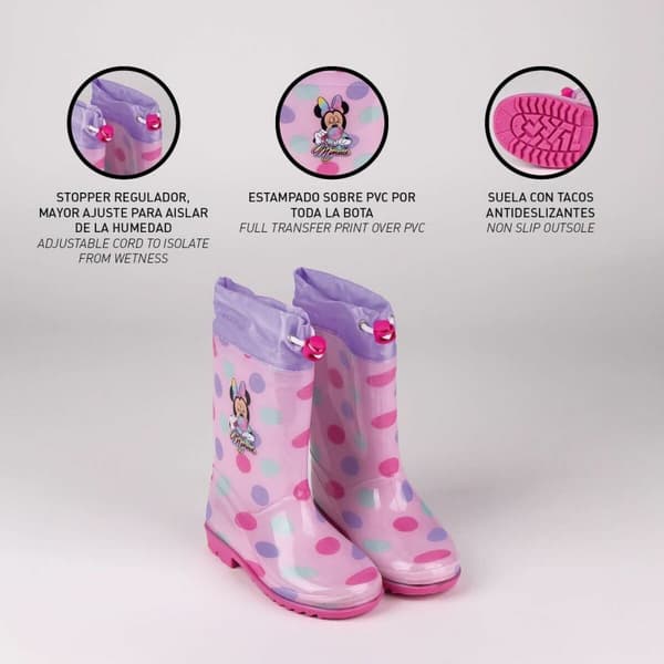 Lasten kumisaappaat Minnie Mouse Pinkki - 30