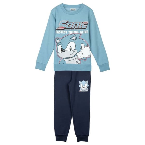 Træningsdragt til børn Sonic Mørk grøn - 6 år