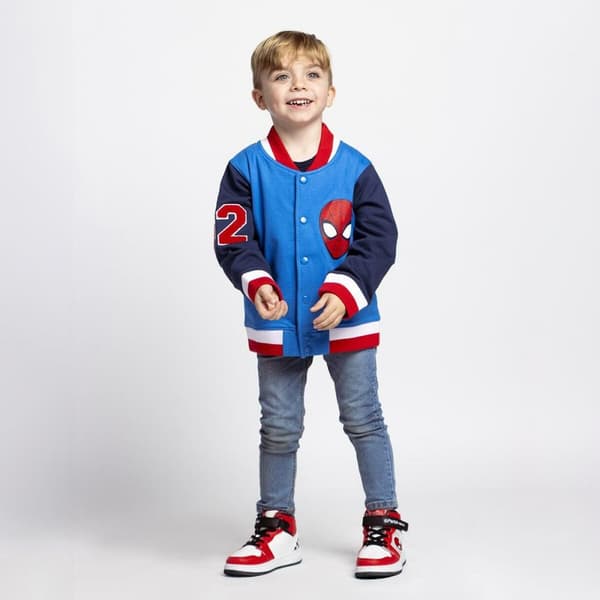Jakke Børns Spider-Man Blå - 4 år