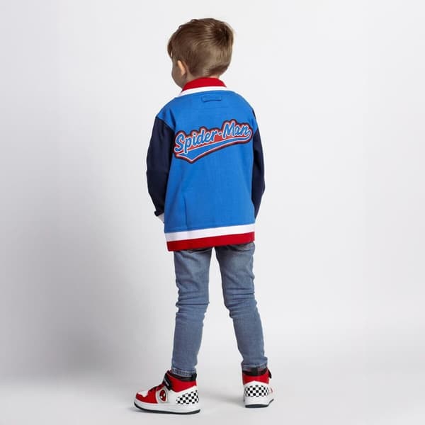 Jakke Børns Spider-Man Blå - 4 år
