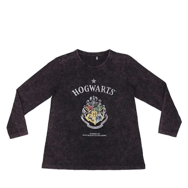 Langærmet T-shirt til Børn Harry Potter - 12 år