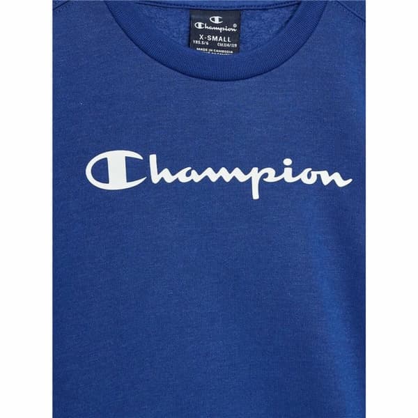 Lasten huppari Champion Crewneck Sininen Valkoinen - 9-10 vuotta