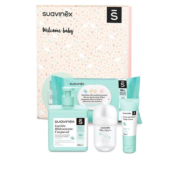 SUAVINEX CHILDREN&#39;S COSMETIC BASKET #PINK 4 pz