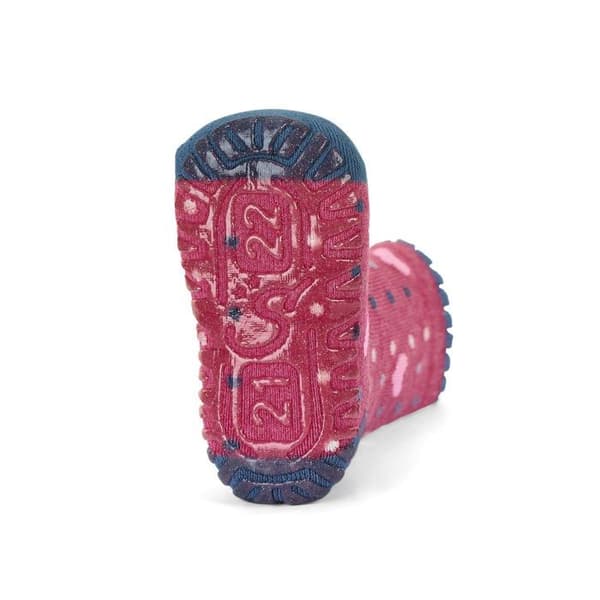 Sterntaler Textile Box - 8132126 - Glitzerflitzerair DP Fee+Herz Slipper Sock, Blue Ink, 18 Baby Boy