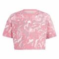 Miniatyrbild 1 av 6: Barn T-shirt med kortärm Adidas Jg Fi Aop Rosa - 11-12 år
