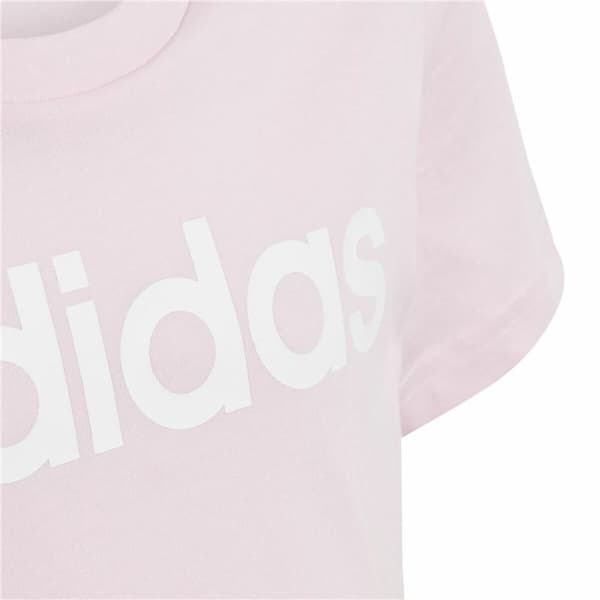 Lasten Lyhythihainen paita Adidas G Lin T Pinkki - 9-10 vuotta