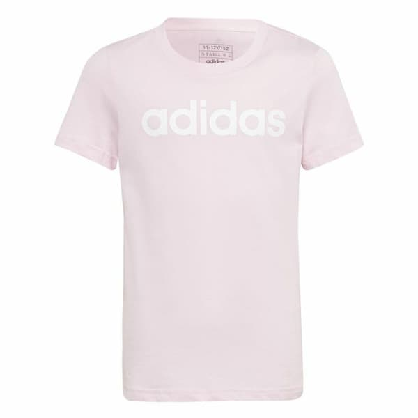 Lasten Lyhythihainen paita Adidas G Lin T Pinkki - 9-10 vuotta