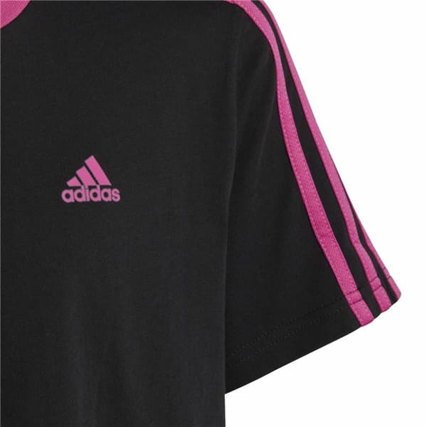 Barne Kortermet T-skjorte Adidas Essentials Svart - 7-8 år