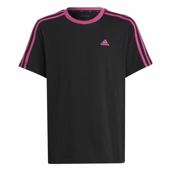 Barne Kortermet T-skjorte Adidas Essentials Svart - 7-8 år