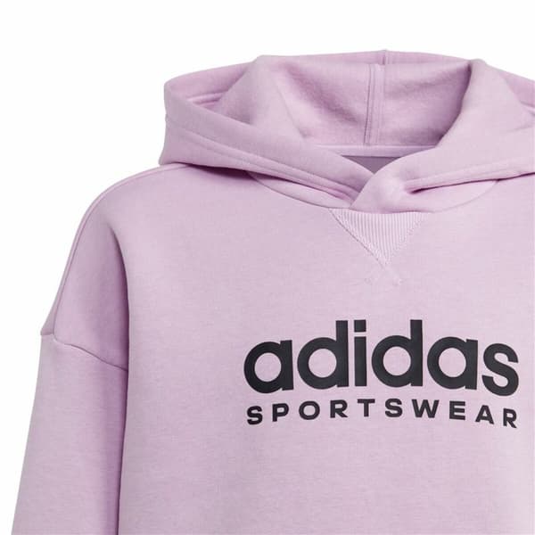 Tyttöjen hupullinen pusero Adidas All Szn Hd Pinkki - 13-14 vuotta