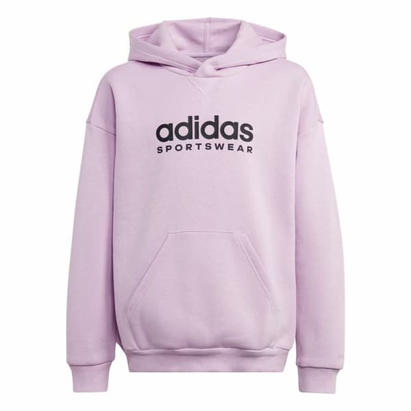 Tyttöjen hupullinen pusero Adidas All Szn Hd Pinkki - 13-14 vuotta