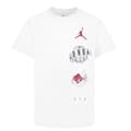 Miniatyrbillede 2 af 3: Børne Kortærmet T-shirt Nike JDB AIR GLOBE JORDAN SS TEE 95D121 001 Hvid - 16 år