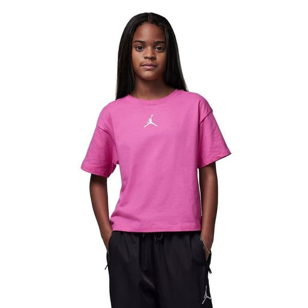 Børne Kortærmet T-shirt Nike JDG JORDAN ESSENTIALS 45A770 P5D Pink - 16 år