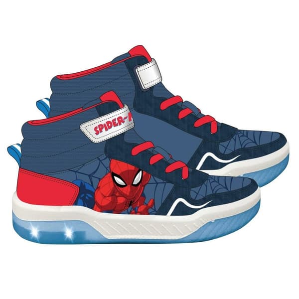 Skor i ledig stil med LED-ljus Spider-Man Mörkblå - 33