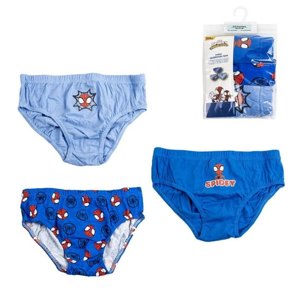 Pakke med boxershorts Spidey Multifarvet 3 enheder - 4-5 år