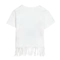 Miniatyrbillede 2 af 6: Børne Kortærmet T-shirt Stitch Hvid - 8 år
